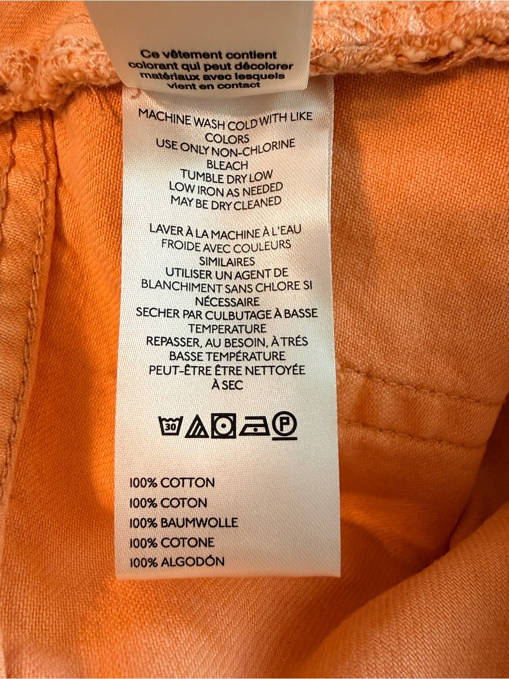 We The Free Womens High Waist Denim Shorts Orange Size 28 4 Inch Inseam - Picture 12 of 12